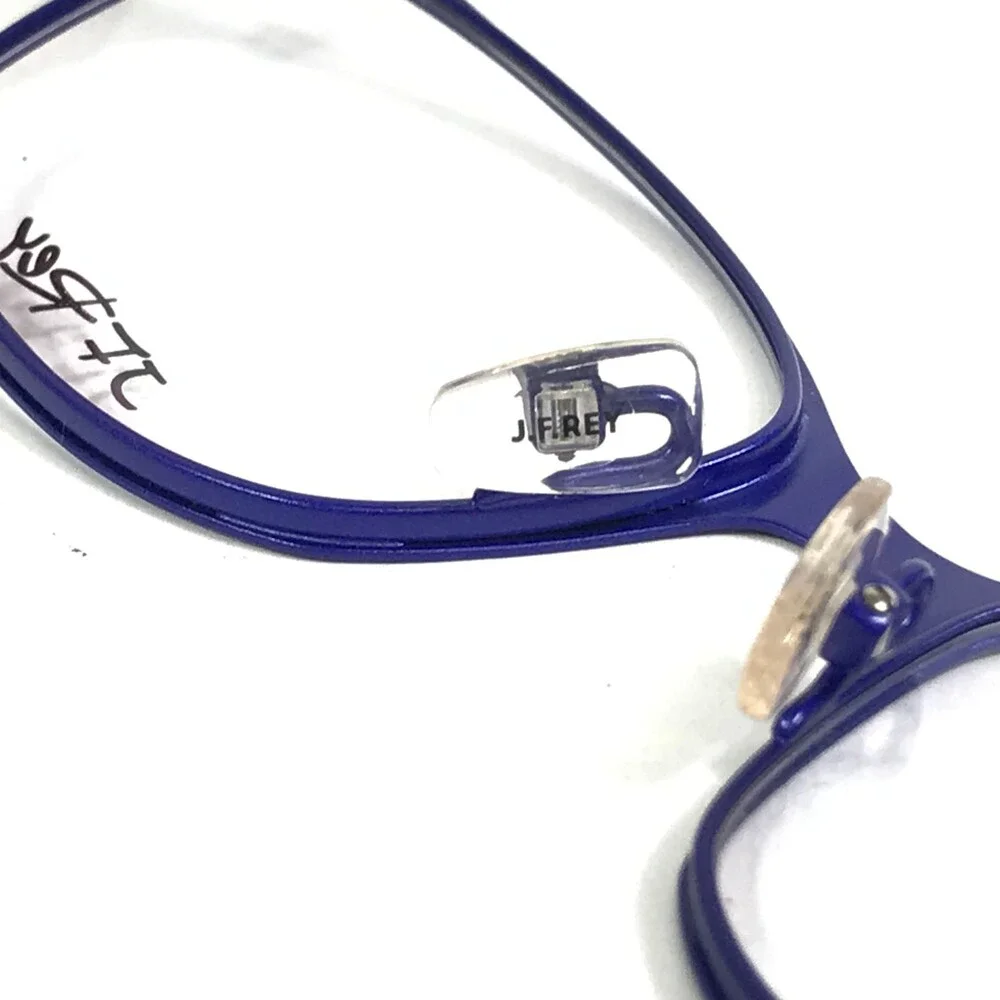 J.F. Rey Eyeglasses Frames JF2588 2280 Blue Purple Pink Woven Webbed 54-16-140